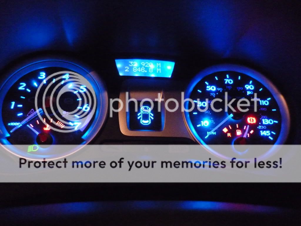 Problem changing dash lights (