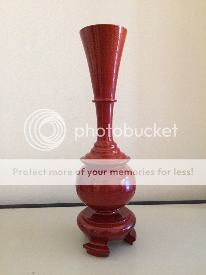 Bán lộc bình, hồ lô, thiểm thừ, bộ đồ thờ gỗ - 38