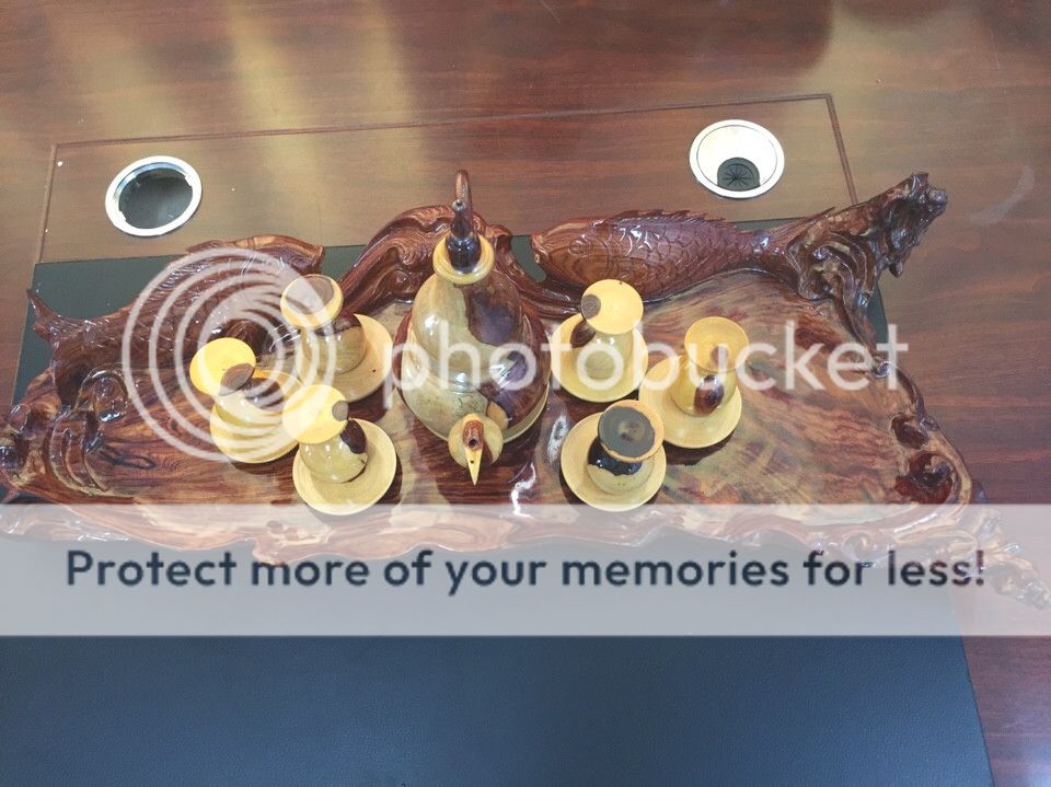 Bán lộc bình, hồ lô, thiểm thừ, bộ đồ thờ gỗ - 14